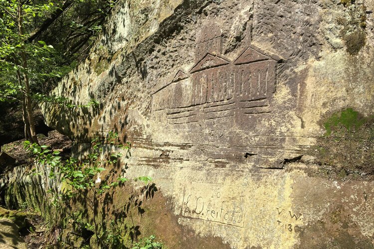 Henry Church Rock Loop trail.